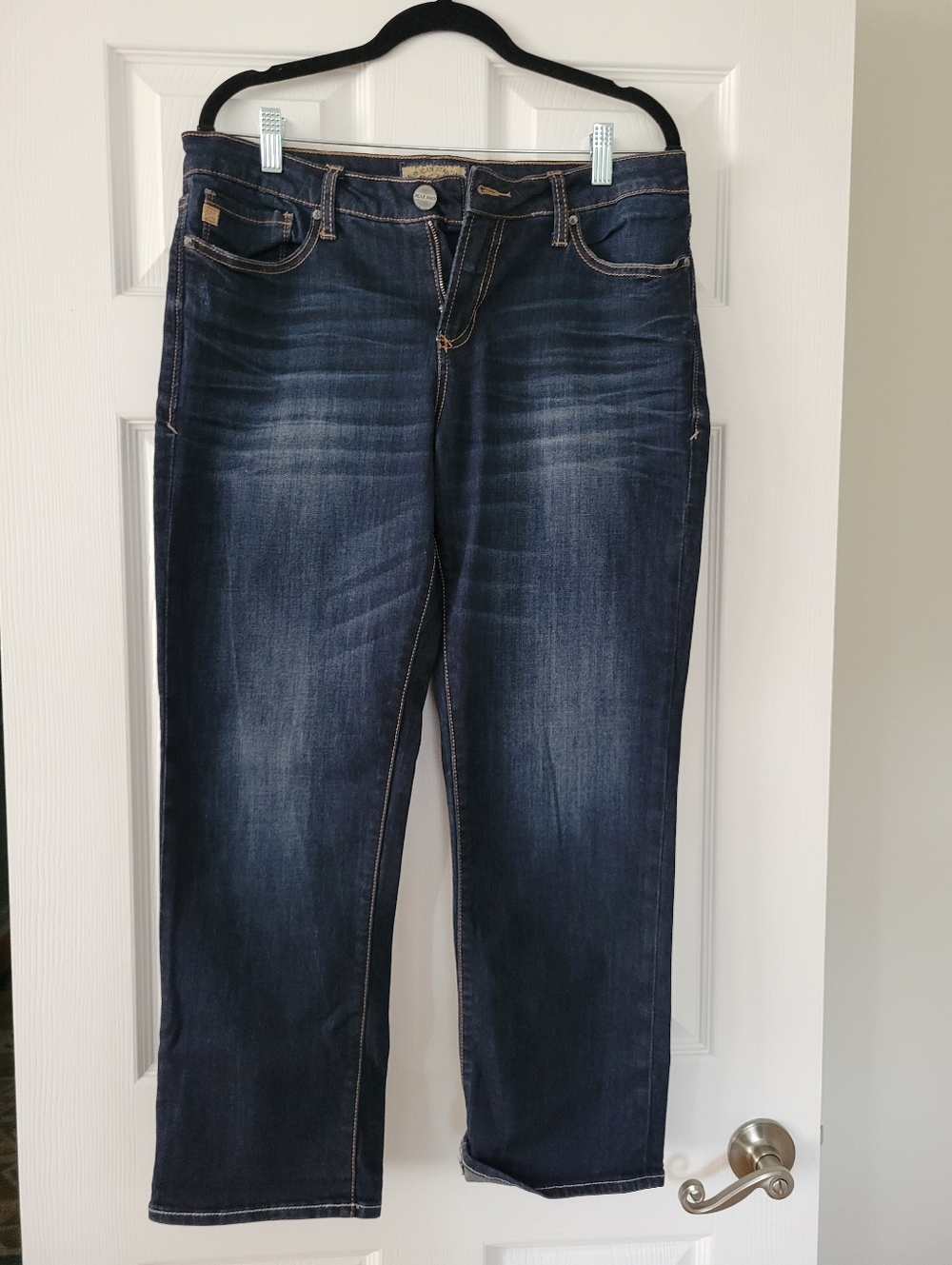 Women’s Size 31P Dear John Dark Wash Straight Leg Jeans